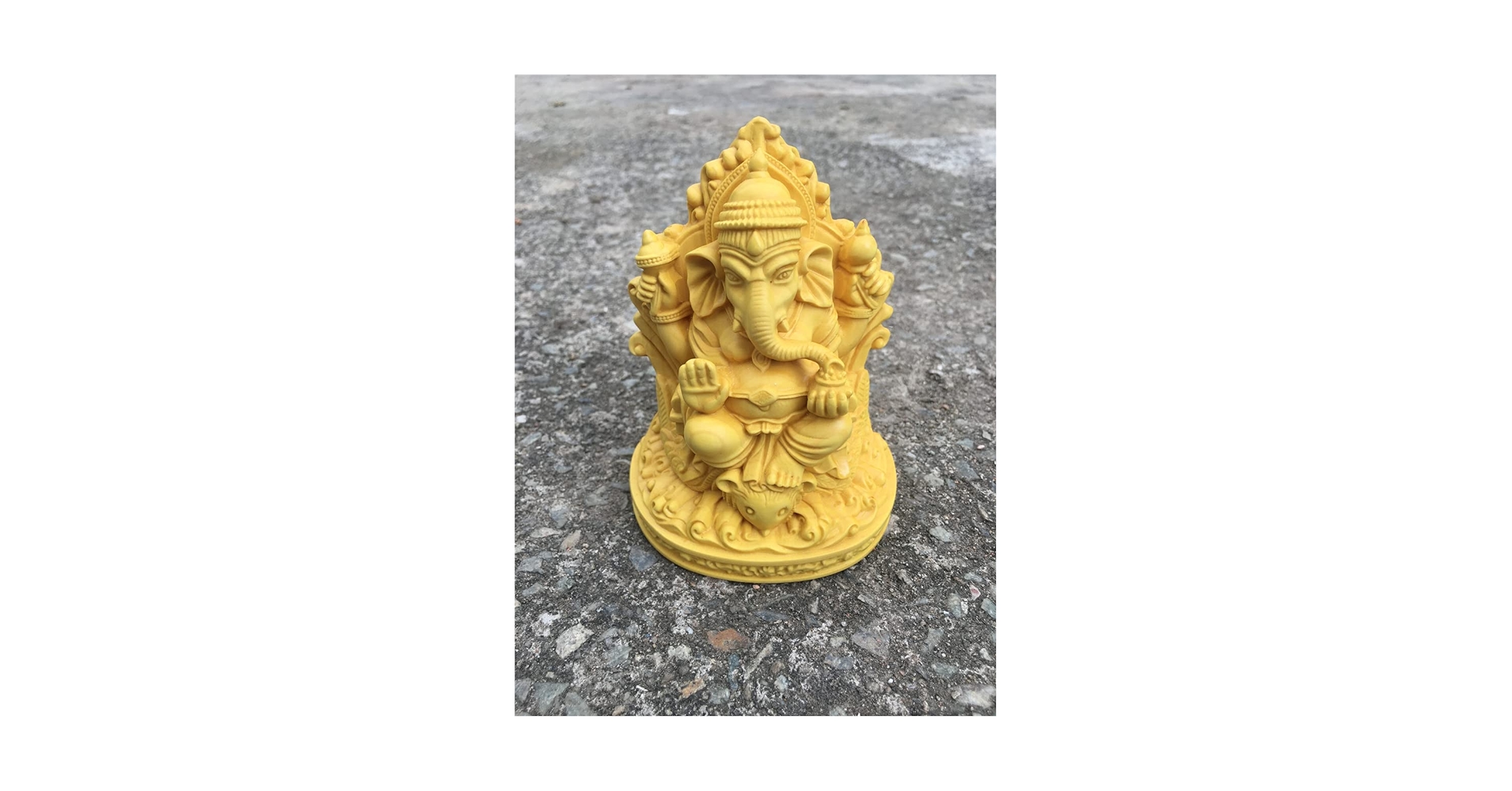 【新入荷】ガネーシャ像(夢をかなえる神様)Hiクオリティ木彫り 29cm ガネーシャ像（夢をかなえるゾウ） ヒンドゥー教の幸運の神 高さ